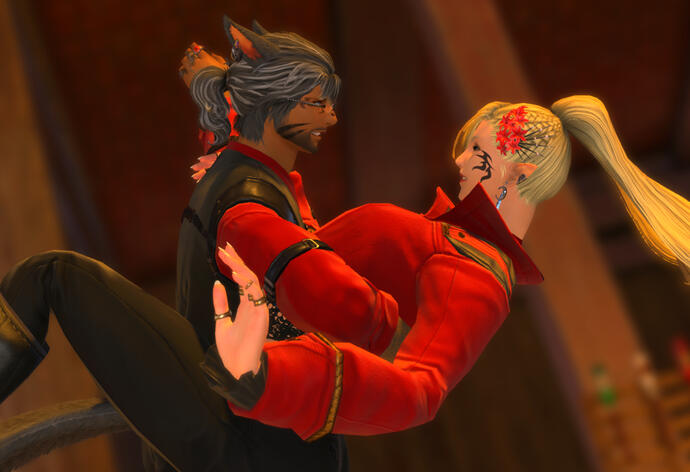 Chaland and Talaani dancing