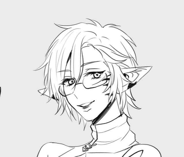 Short-haired Talaani Art by Natus Vincer